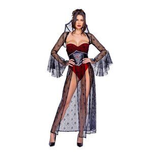 NEW Black Widow Costume Womens SZ Small Halloween Role Play MSRP $92